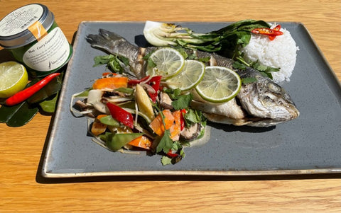 Thai Curry mit Dorade und Asia Gemüse - www.altesgewuerzamt.de