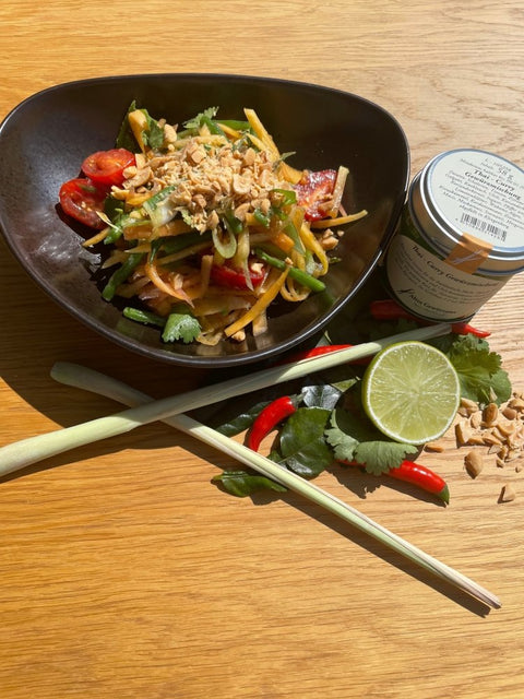 Spicy Thai - Curry Salat mit Papaya - www.altesgewuerzamt.de