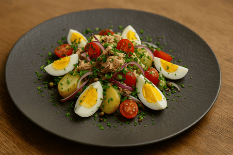 Thunfischsalat mit eingelegtem grünen Pfeffer - www.altesgewuerzamt.de
