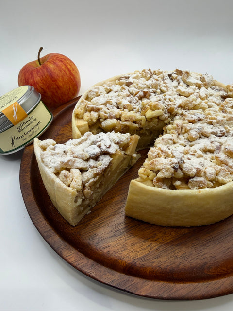 Winterlicher Apfelkuchen mit Apfelzauber 
