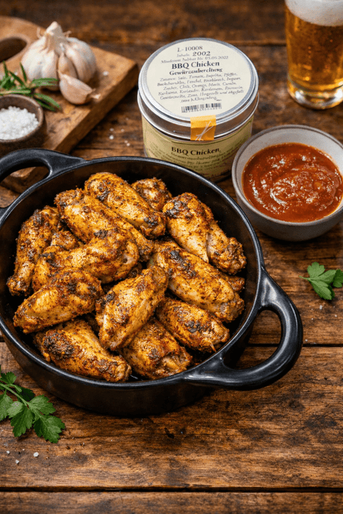 Game Day BBQ Chickenwings mit AGA Curryketchup - www.altesgewuerzamt.de