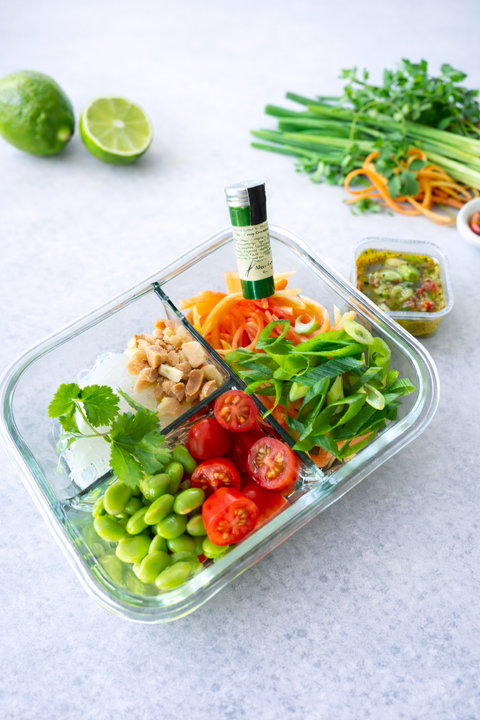 Spicy Thai-Curry Salat mit Papaya