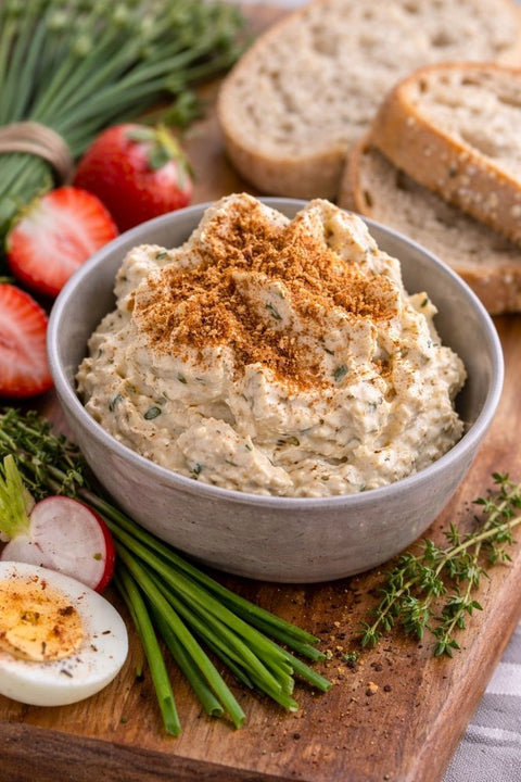 Frischkäse mit Gyrosgewürz - www.altesgewuerzamt.de