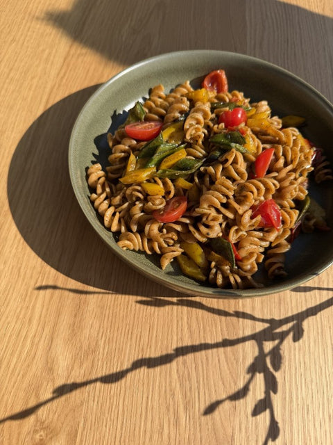 Sofies Frühlingspasta mit Pausenzauber - www.altesgewuerzamt.de