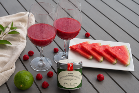 Frozen Himbeer-Wassermelonen-Slush