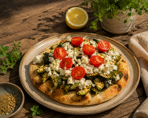 Zucchini-Feta mit Gemüseschmackes