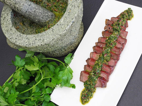 Picanha mit pikanter Chimichurri und Mélange Noir - www.altesgewuerzamt.de