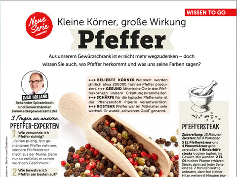 Kleine Körner, große Wirkung - Pfeffer