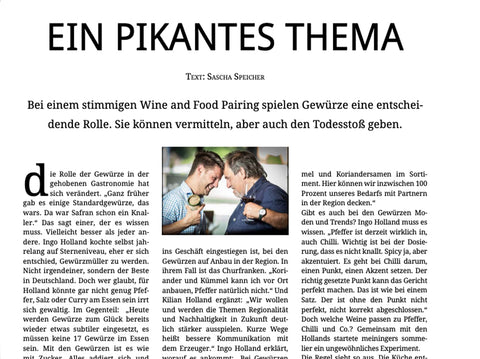 Ein pikantes Thema