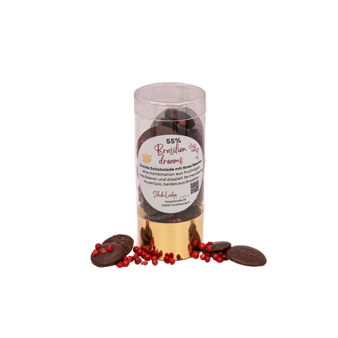 Schokotaler mit Rosa Beeren, 70 g