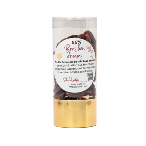 Schokotaler mit Rosa Beeren, 70 g