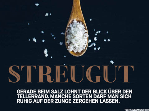 STREUGUT - Thema Salz