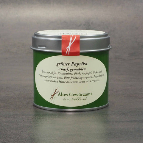 grüner Paprika - www.altesgewuerzamt.de