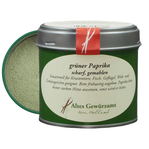 grüner Paprika - www.altesgewuerzamt.de Gewürze Online kaufen